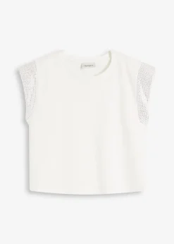 T-shirt à épaulettes