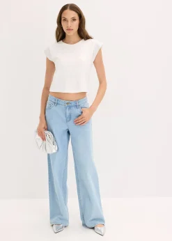 T-shirt à épaulettes