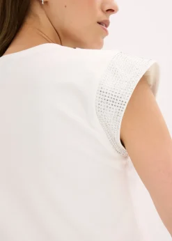 T-shirt à épaulettes