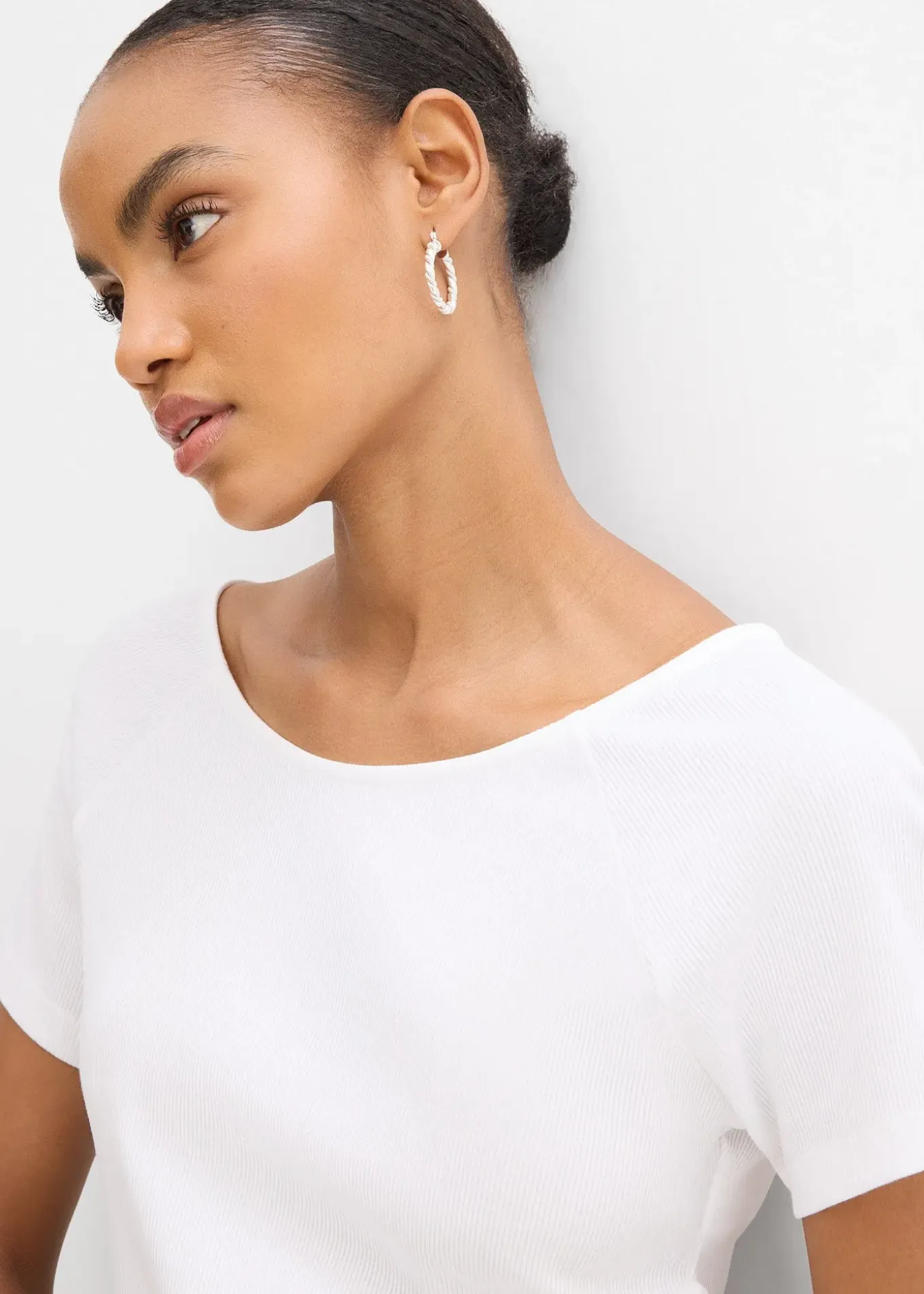 T-shirt ajusté 100% coton