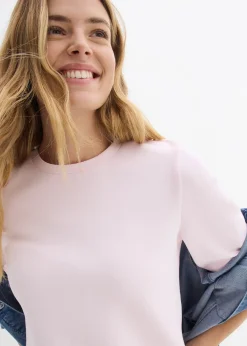 T-shirt ample en matière néoprène