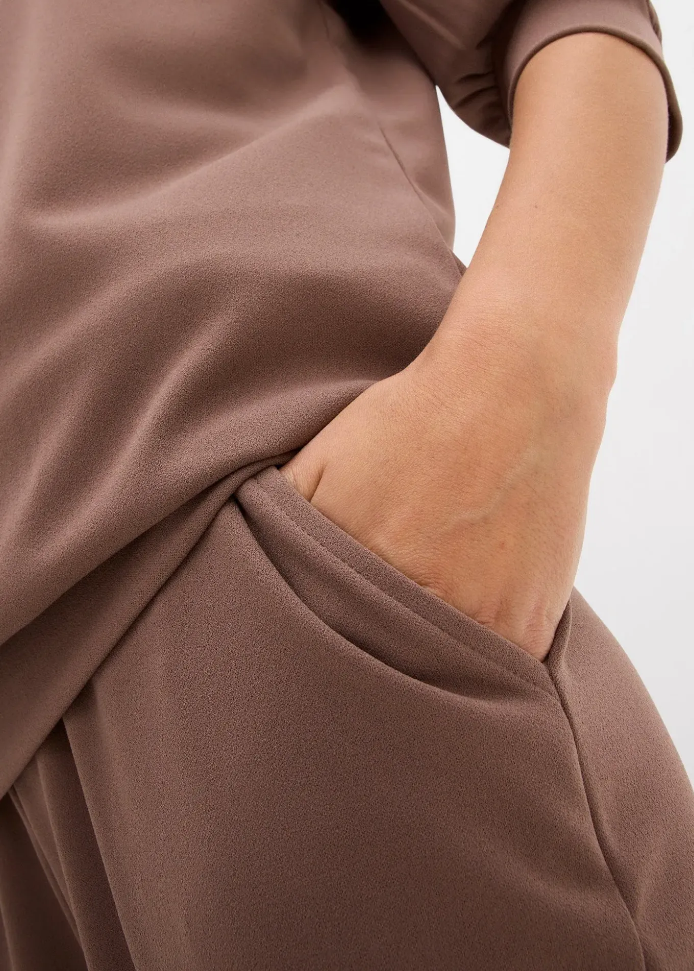 T-shirt ample en matière néoprène