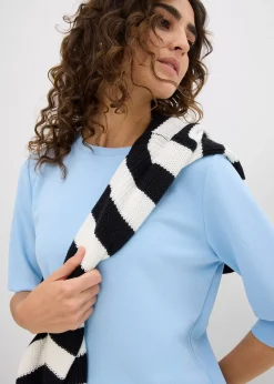 T-shirt ample en matière néoprène