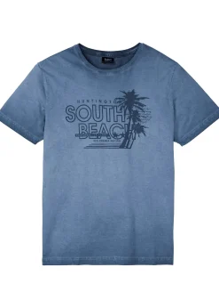 T-shirt aspect délavé 100% coton