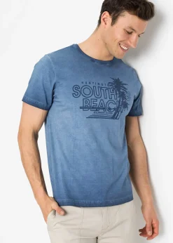 T-shirt aspect délavé 100% coton