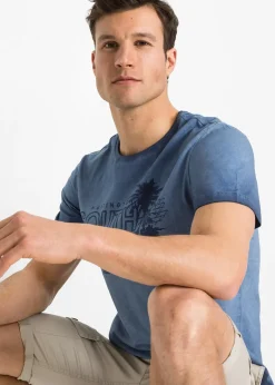 T-shirt aspect délavé 100% coton