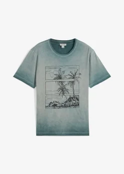 T-shirt aspect délavé en coton