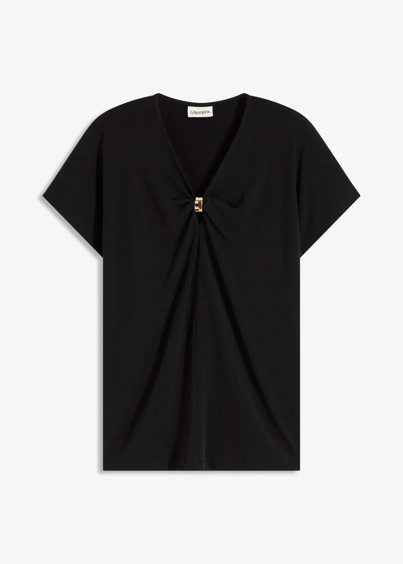 T-shirt avec anneau décoratif