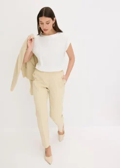 T-shirt avec bordure en satin