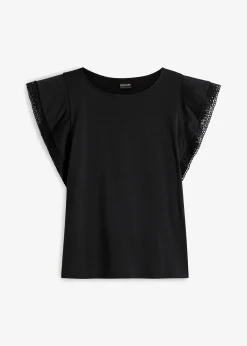 T-shirt avec dentelle