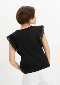 T-shirt avec dentelle
