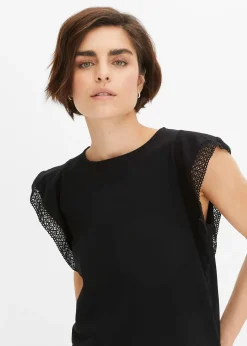 T-shirt avec dentelle