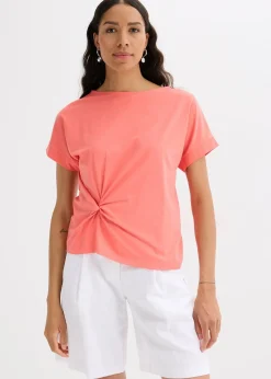 T-shirt avec détail noué