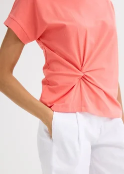 T-shirt avec détail noué