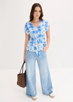 T-shirt avec détail nœud