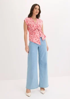 T-shirt avec détail nœud