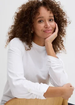 T-shirt avec empiècement chemisier
