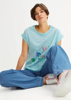 T-shirt avec fleurs de pissenlit