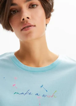 T-shirt avec fleurs de pissenlit