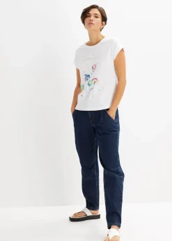 T-shirt avec fleurs de pissenlit