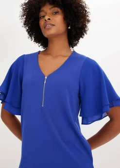 T-shirt avec manches en mousseline