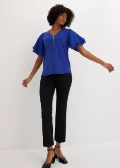 T-shirt avec manches en mousseline