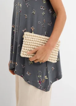 T-shirt avec papillons en viscose