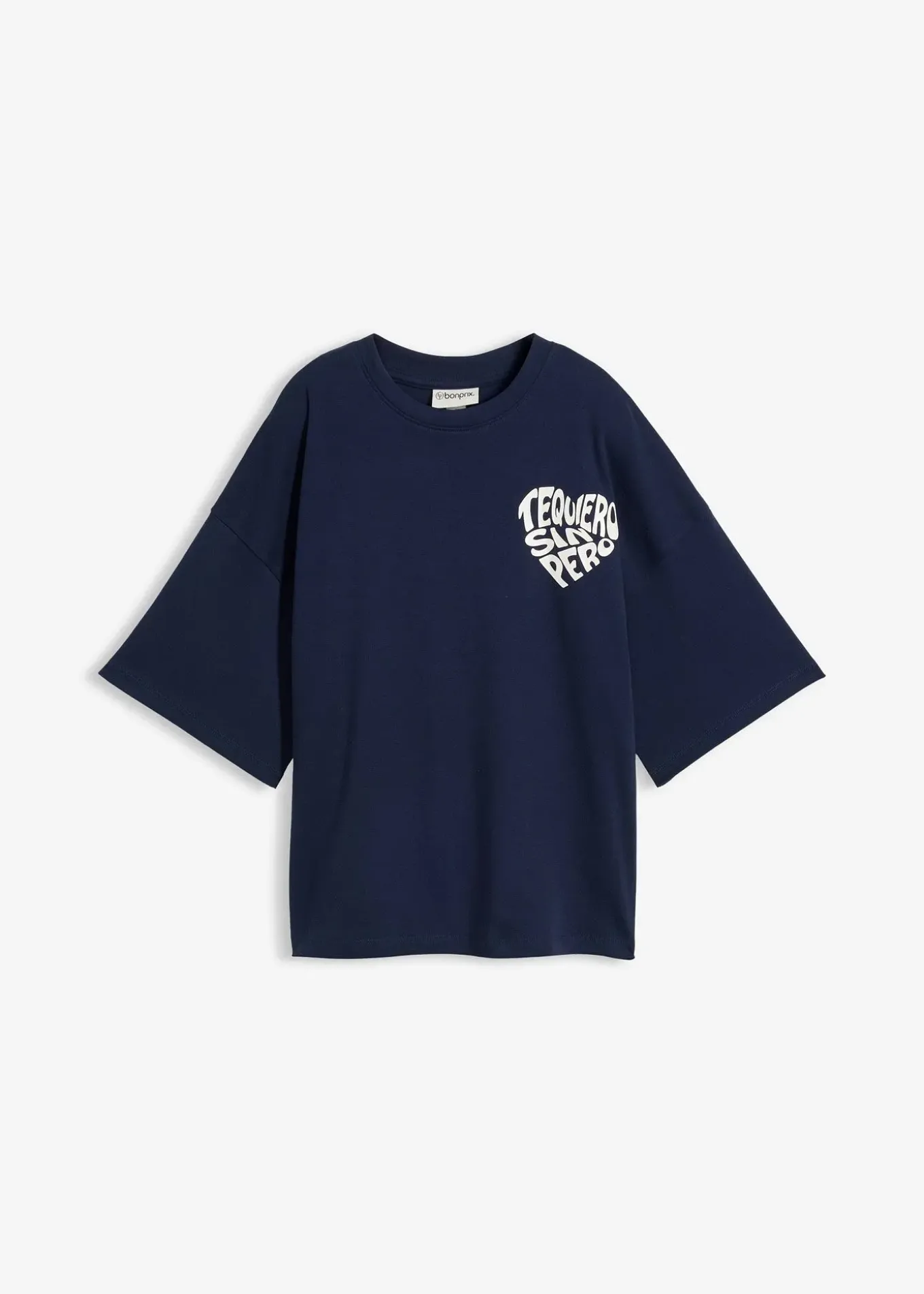 T-shirt boxy en coton épais