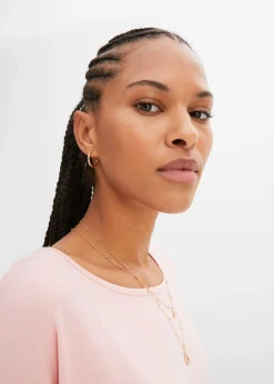 T-shirt boxy en viscose extensible