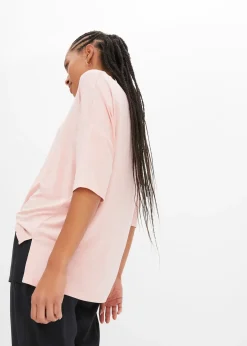 T-shirt boxy en viscose extensible