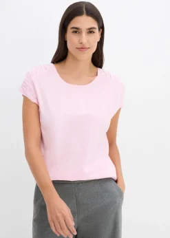 T-shirt boxy, manches courtes