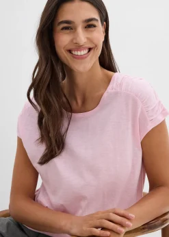 T-shirt boxy, manches courtes