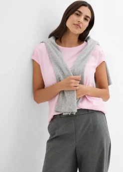 T-shirt boxy, manches courtes