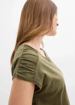 T-shirt boxy, manches courtes