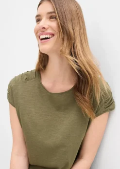 T-shirt boxy, manches courtes