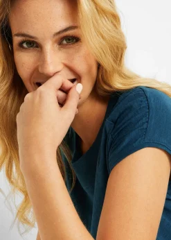 T-shirt boxy, manches courtes