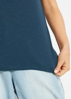 T-shirt boxy, manches courtes