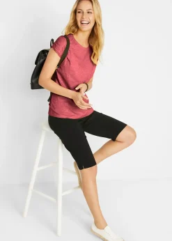 T-shirt boxy, manches courtes