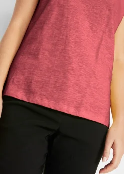 T-shirt boxy, manches courtes