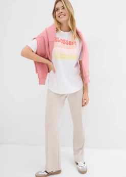 T-shirt boxy oversize en coton