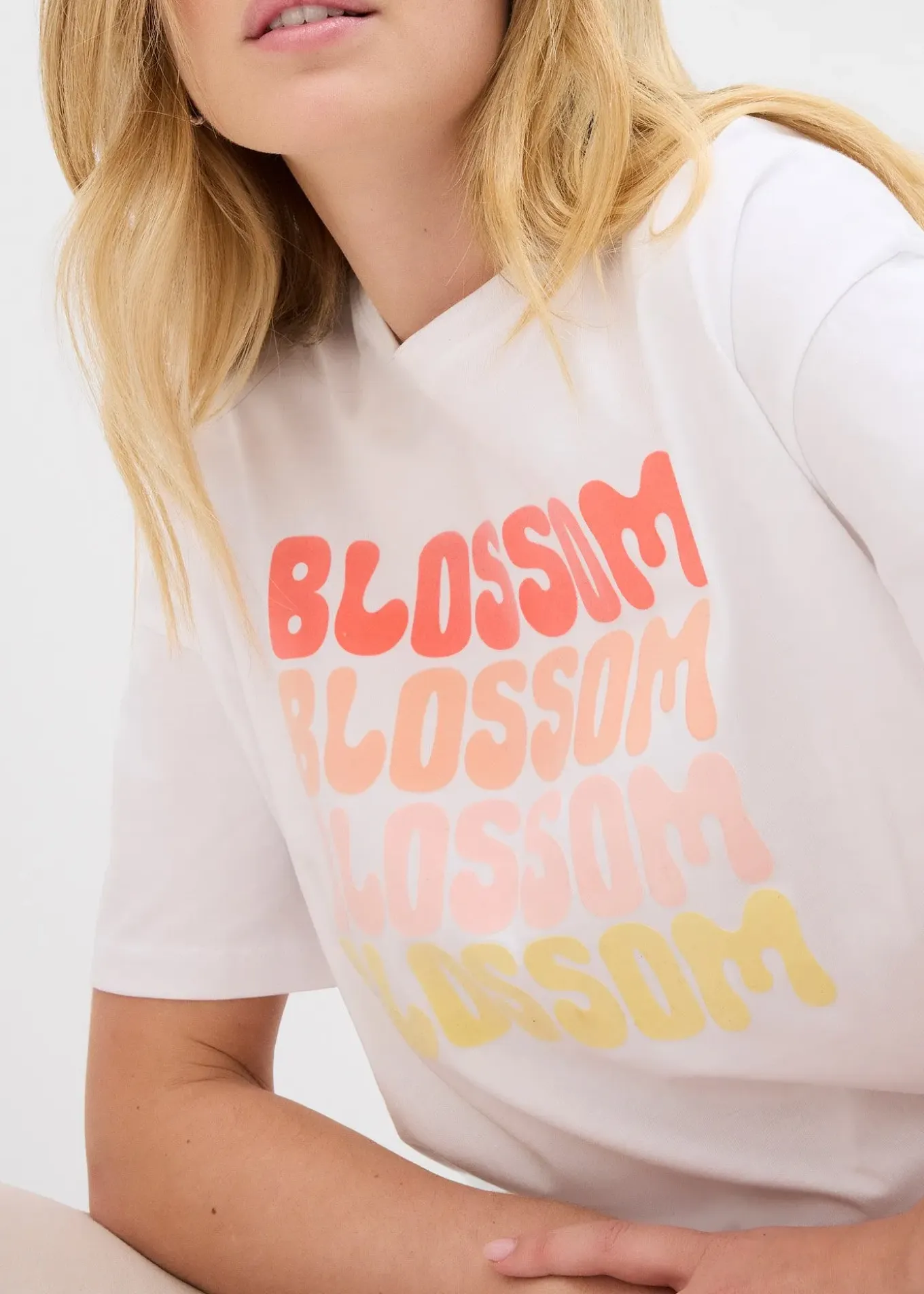 T-shirt boxy oversize en coton