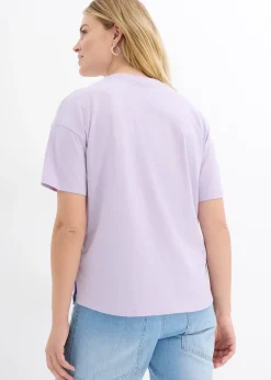 T-shirt boxy oversize en coton