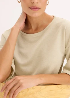 T-shirt brillant en viscose majoritaire