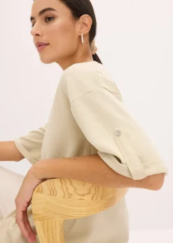 T-shirt brillant en viscose majoritaire