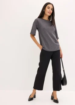 T-shirt brillant en viscose majoritaire