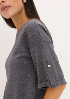 T-shirt brillant en viscose majoritaire