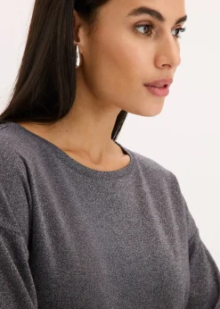 T-shirt brillant en viscose majoritaire