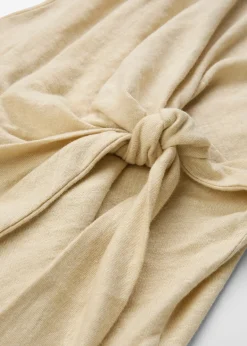 T-shirt cache-cœur, 100% lin