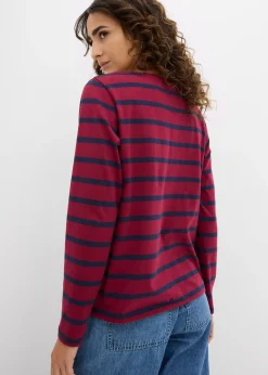 T-shirt col Henley, 100% coton