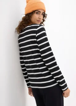 T-shirt col Henley, 100% coton